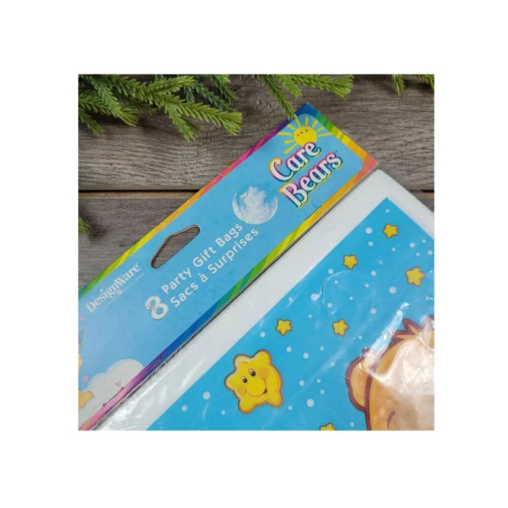 8 Vintage Care Bears Party Gift Bags NWT